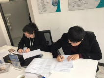 熱烈祝賀劉總、褚總簽約創(chuàng)綠家浙江省臺州市縣級代理！